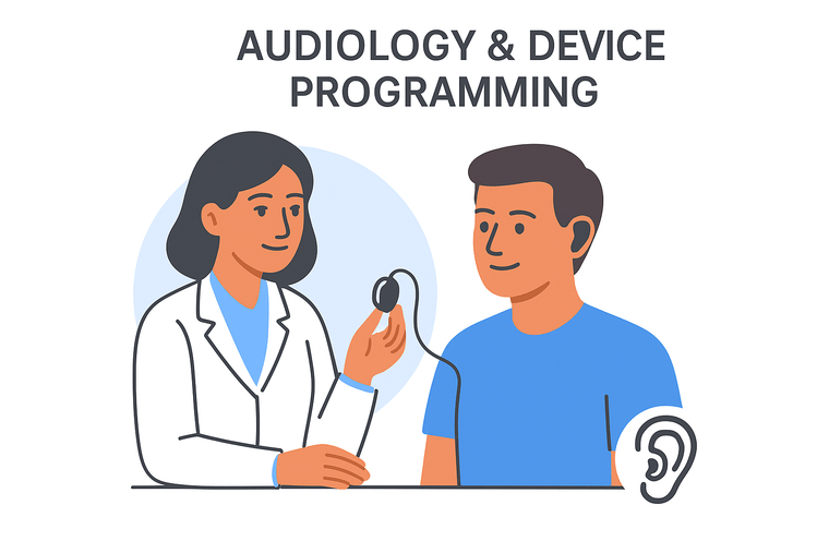 cochlear implant device programming